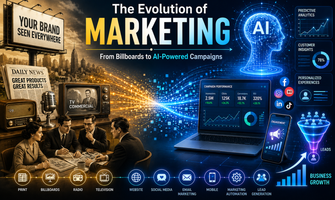 The Evolution of Marketing: From Billboards to AI-Powered Campaigns